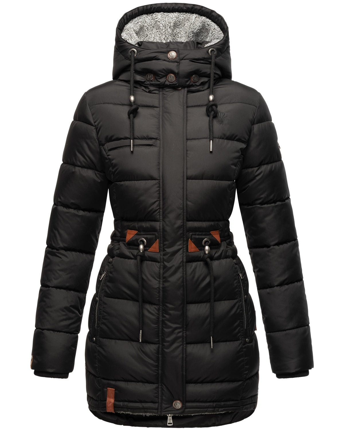 NAVAHOO Quilted Winter Coat With Removable Hood DALIEE