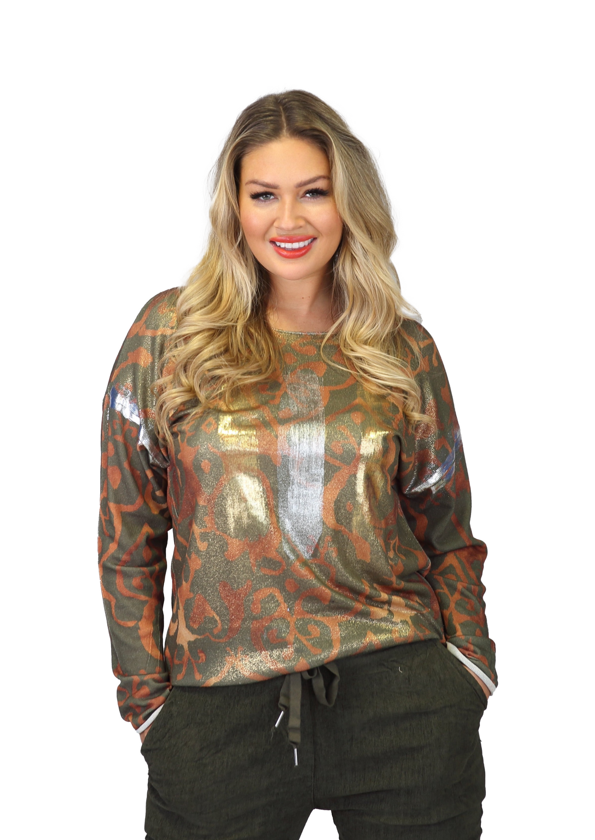 RAYSHYNE Made In Italy Long Sleeve Sweater