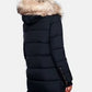 Navy Quilted Winter Jacket