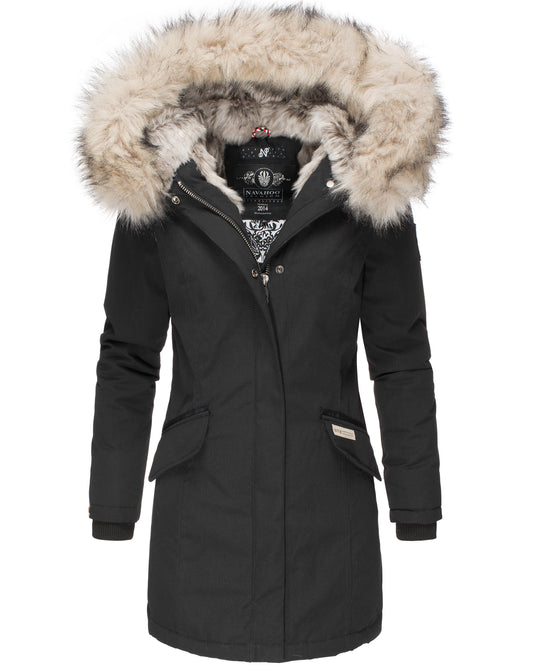 NAVAHOO Winter Coat Black CRISTAL