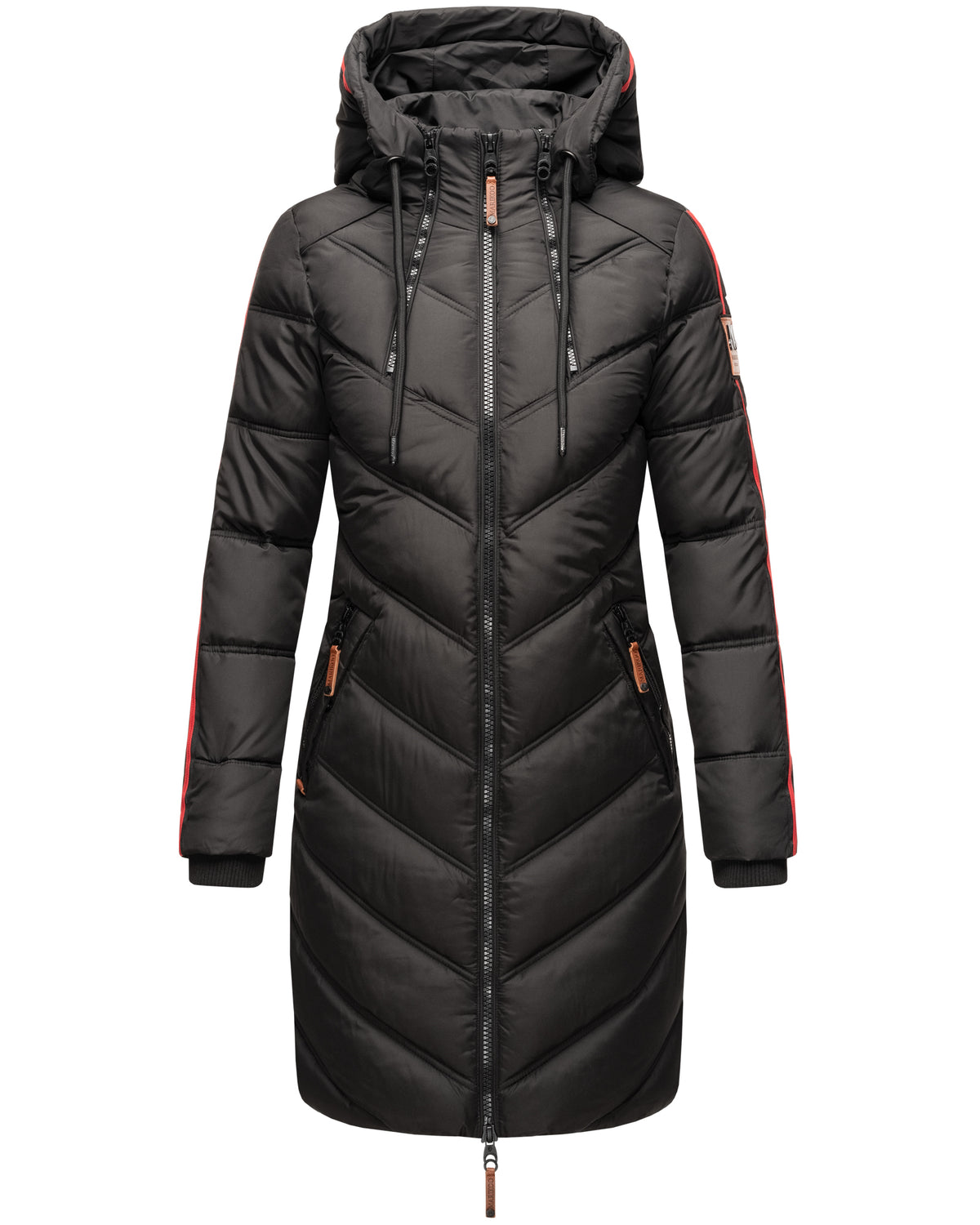 Black padded jacket