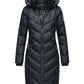Navy padded jacket