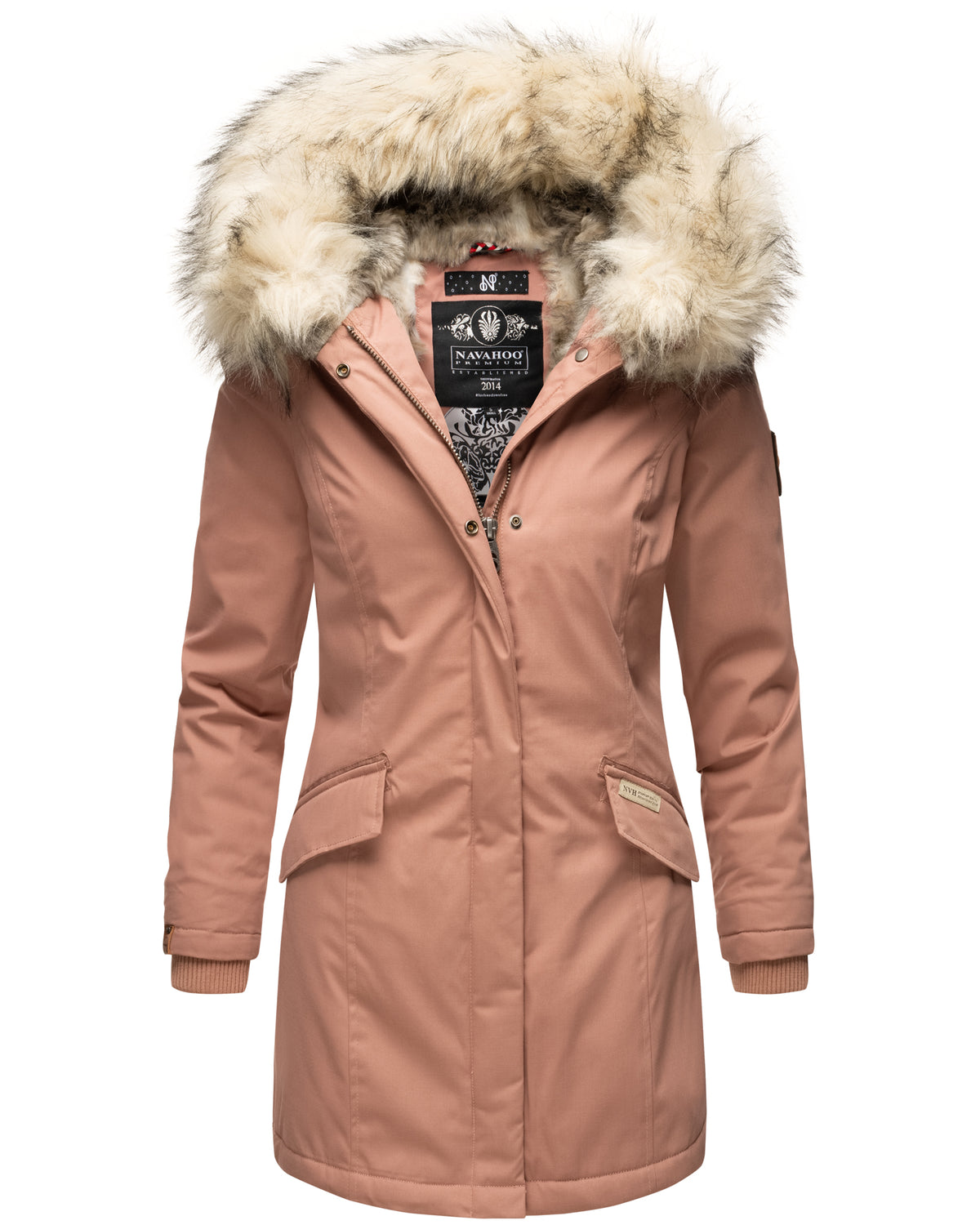 NAVAHOO Winter Coat Terracotta CRISTAL