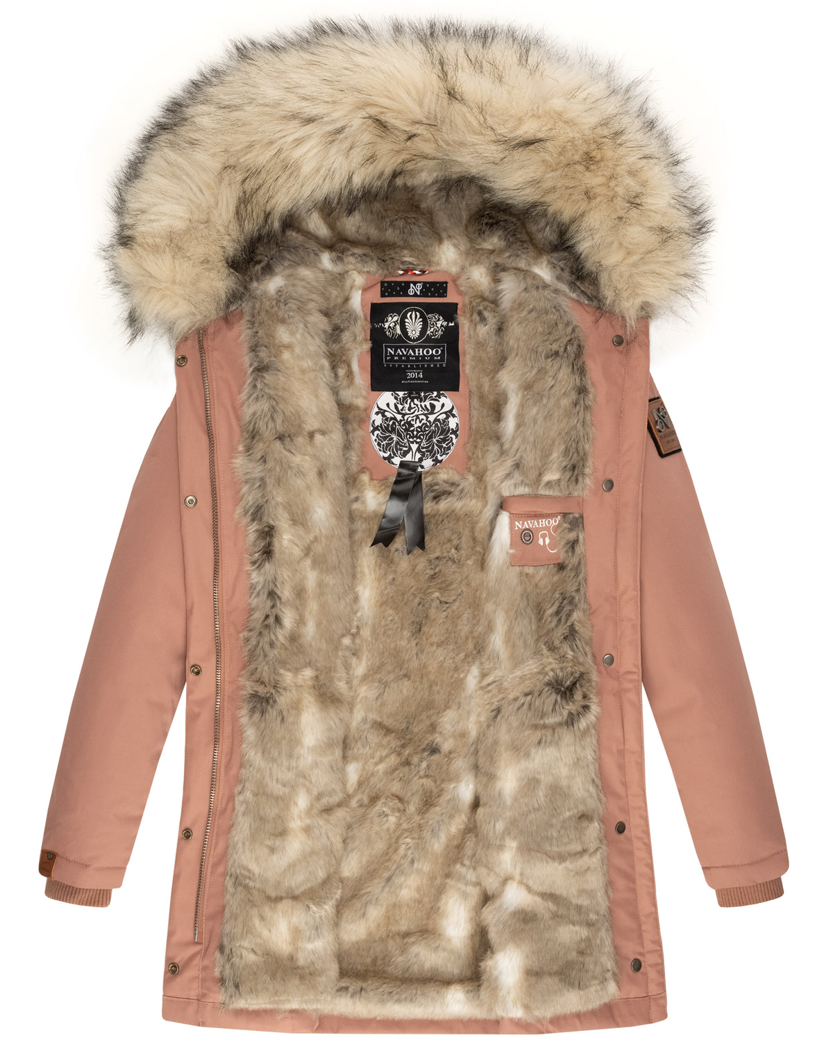 NAVAHOO Winter Coat Terracotta CRISTAL
