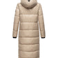 NAVAHOO Long Winter Padded Jacket Taupe SCHMUSEENGEL