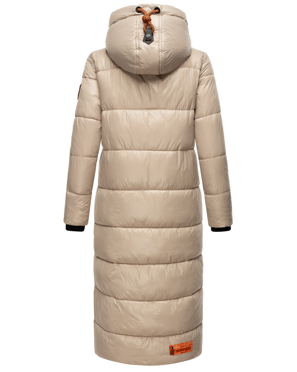 NAVAHOO Long Winter Padded Jacket Taupe SCHMUSEENGEL