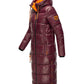 NAVAHOO Long Winter Padded Jacket Wine SCHMUSEENGEL