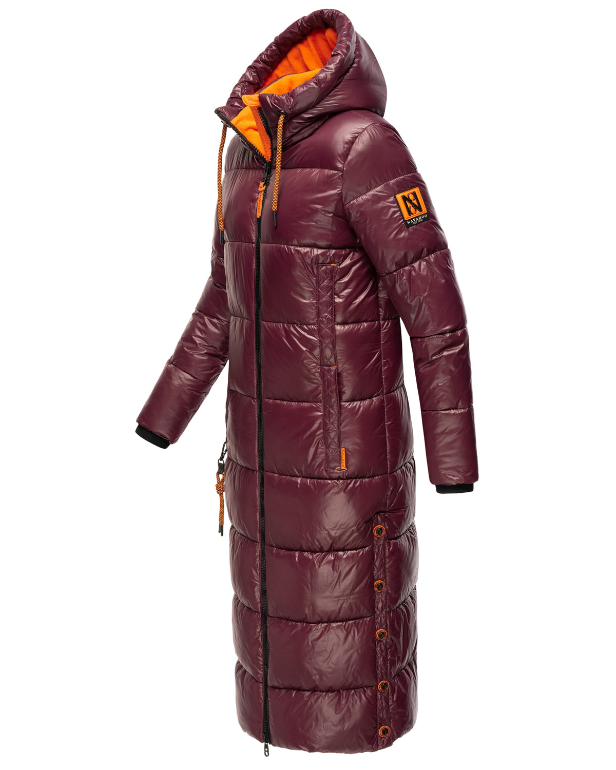 NAVAHOO Long Winter Padded Jacket Wine SCHMUSEENGEL