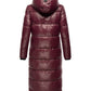 NAVAHOO Long Winter Padded Jacket Wine SCHMUSEENGEL