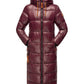 NAVAHOO Long Winter Padded Jacket Wine SCHMUSEENGEL