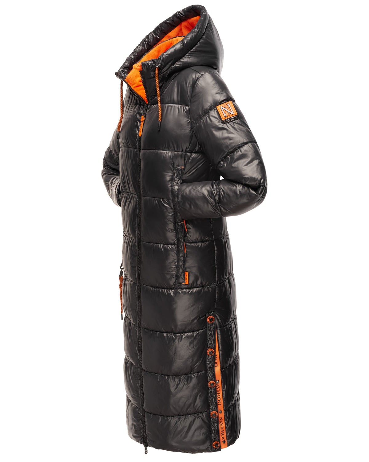 NAVAHOO Long Winter Padded Jacket Black SCHMUSEENGEL