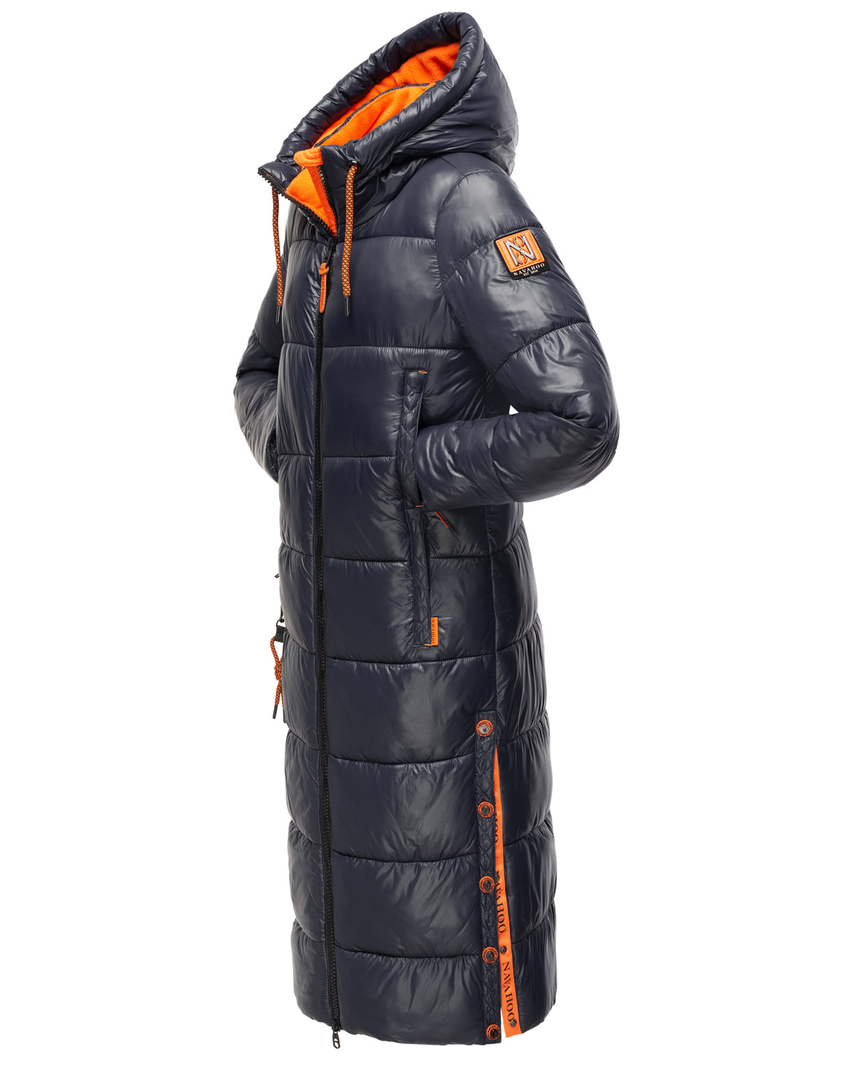 NAVAHOO Long Winter Padded Jacket Blue SCHMUSEENGEL