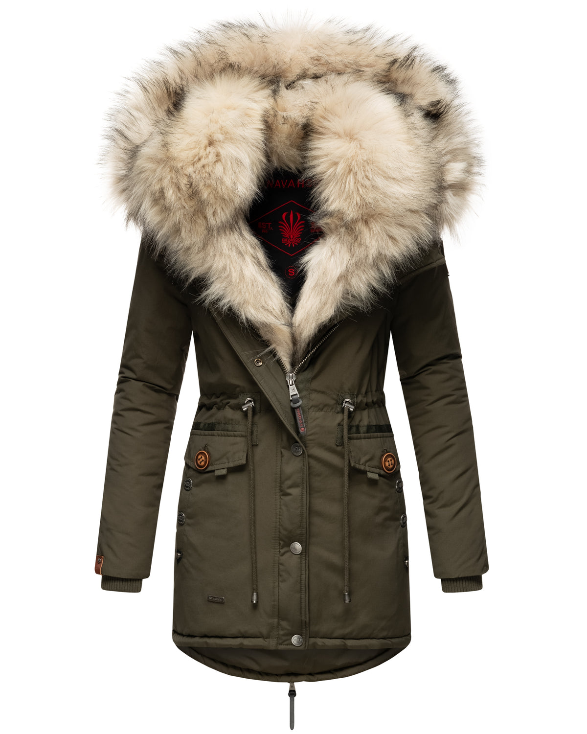 NAVAHOO Winter Jacket Military Green SWEETY