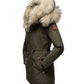 NAVAHOO Winter Jacket Military Green SWEETY