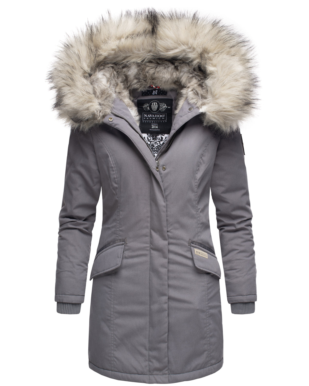 NAVAHOO Winter Coat Grey CRISTAL