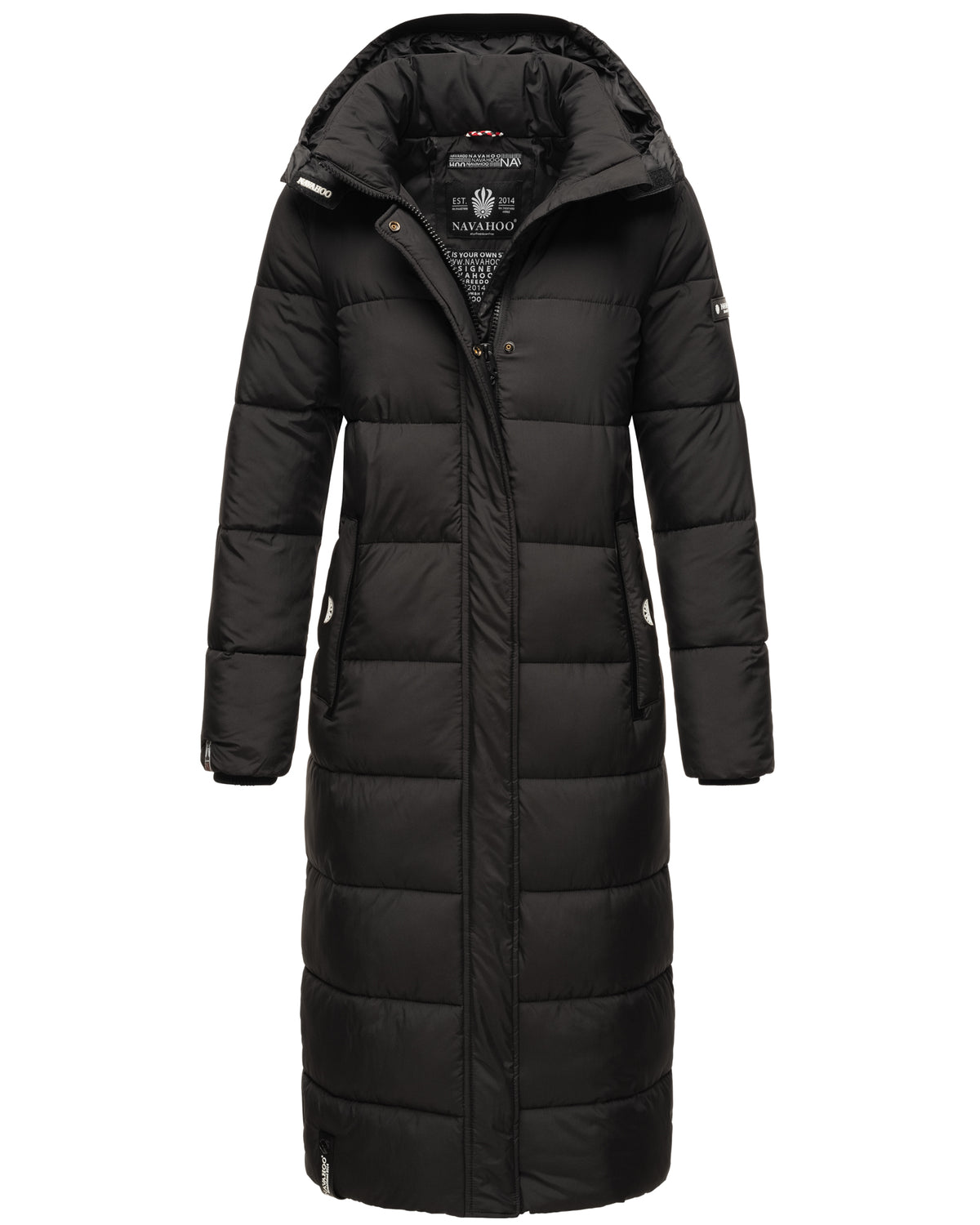 NAVAHOO Extra Long Quilted Coat For Women ISALIE