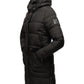 black winter jacket with removable faux fur