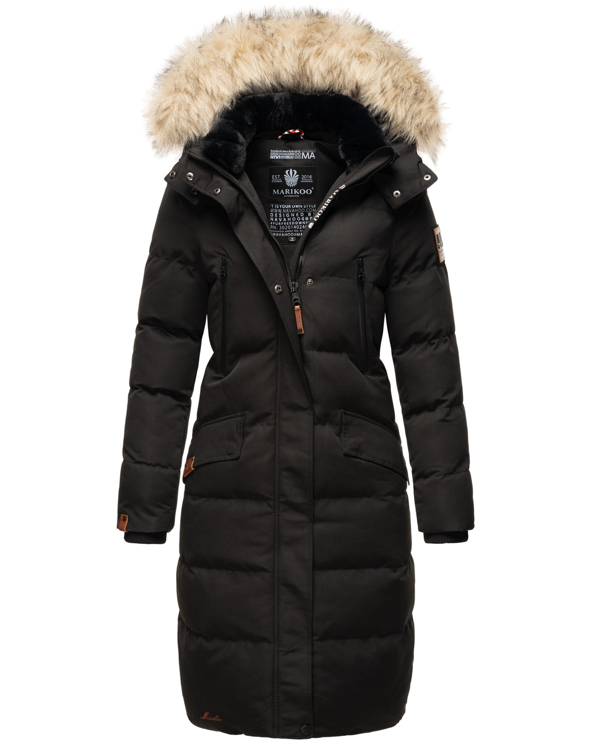 MARIKOO Winter Quilted Coat SNOW STAR