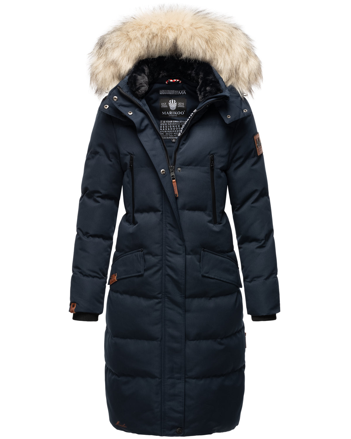 MARIKOO Winter Quilted Coat SNOW STAR