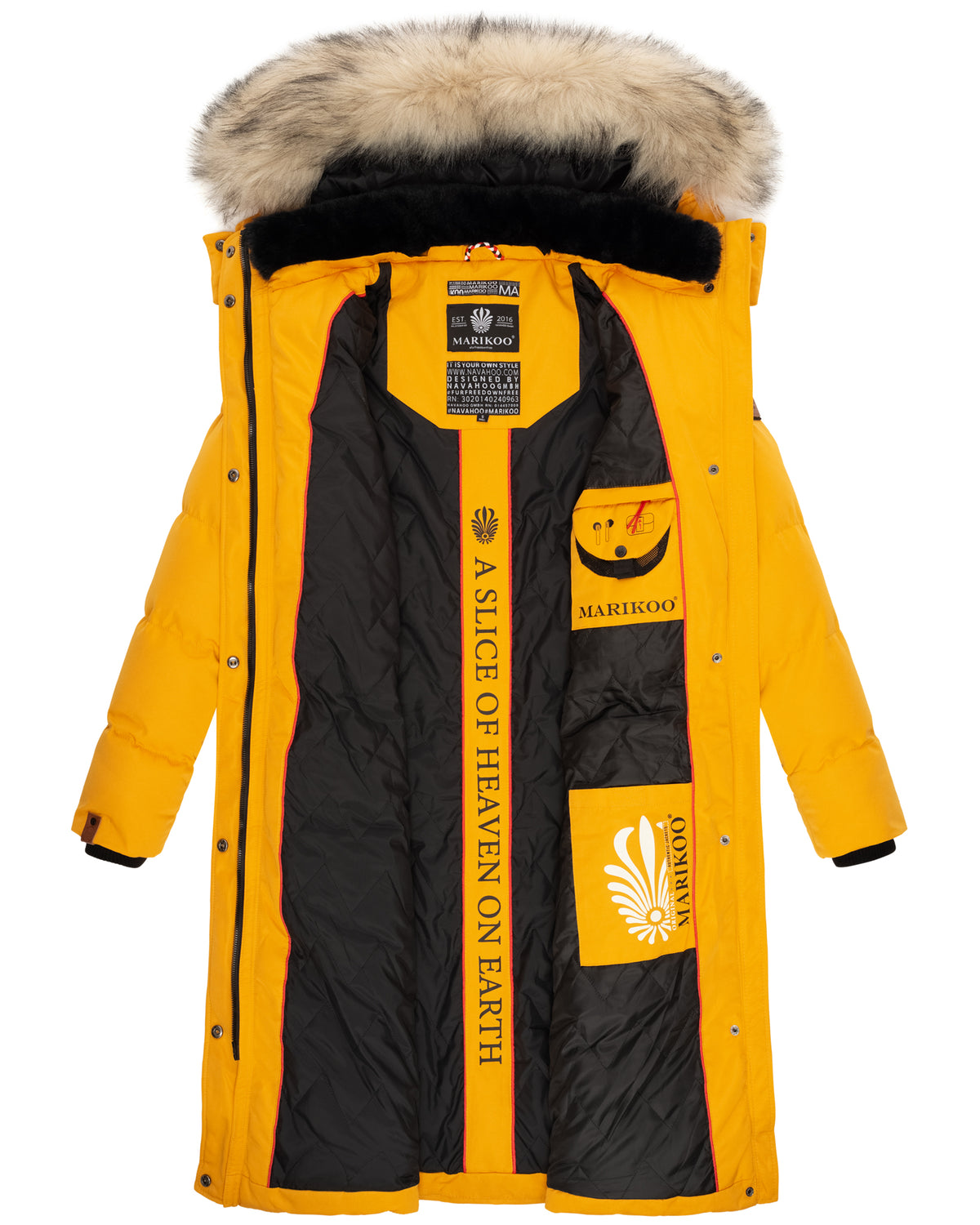 MARIKOO Winter Quilted Coat SNOW STAR