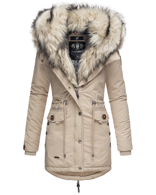 NAVAHOO Winter Jacket Taupe SWEETY