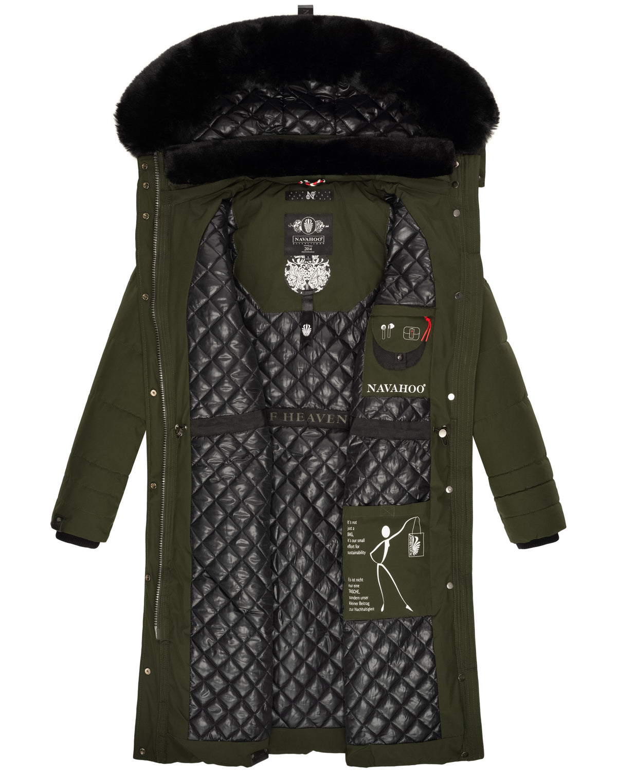 NAVAHOO Padded Coat For Women FAHMIYAA