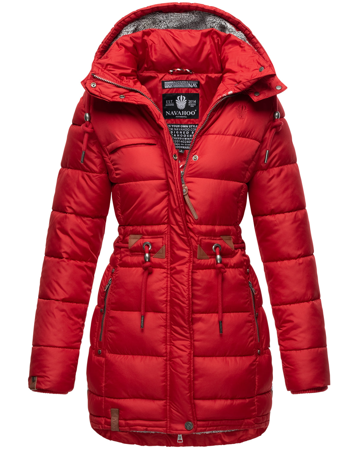 NAVAHOO Quilted Winter Coat With Removable Hood DALIEE