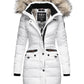 NAVAHOO Winter Quilted Jacket White PAULA