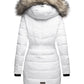 NAVAHOO Winter Quilted Jacket White PAULA