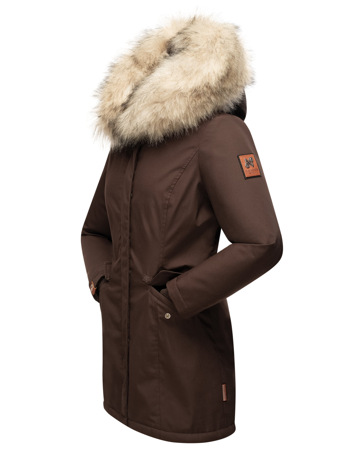 NAVAHOO Winter Coat Brown CRISTAL