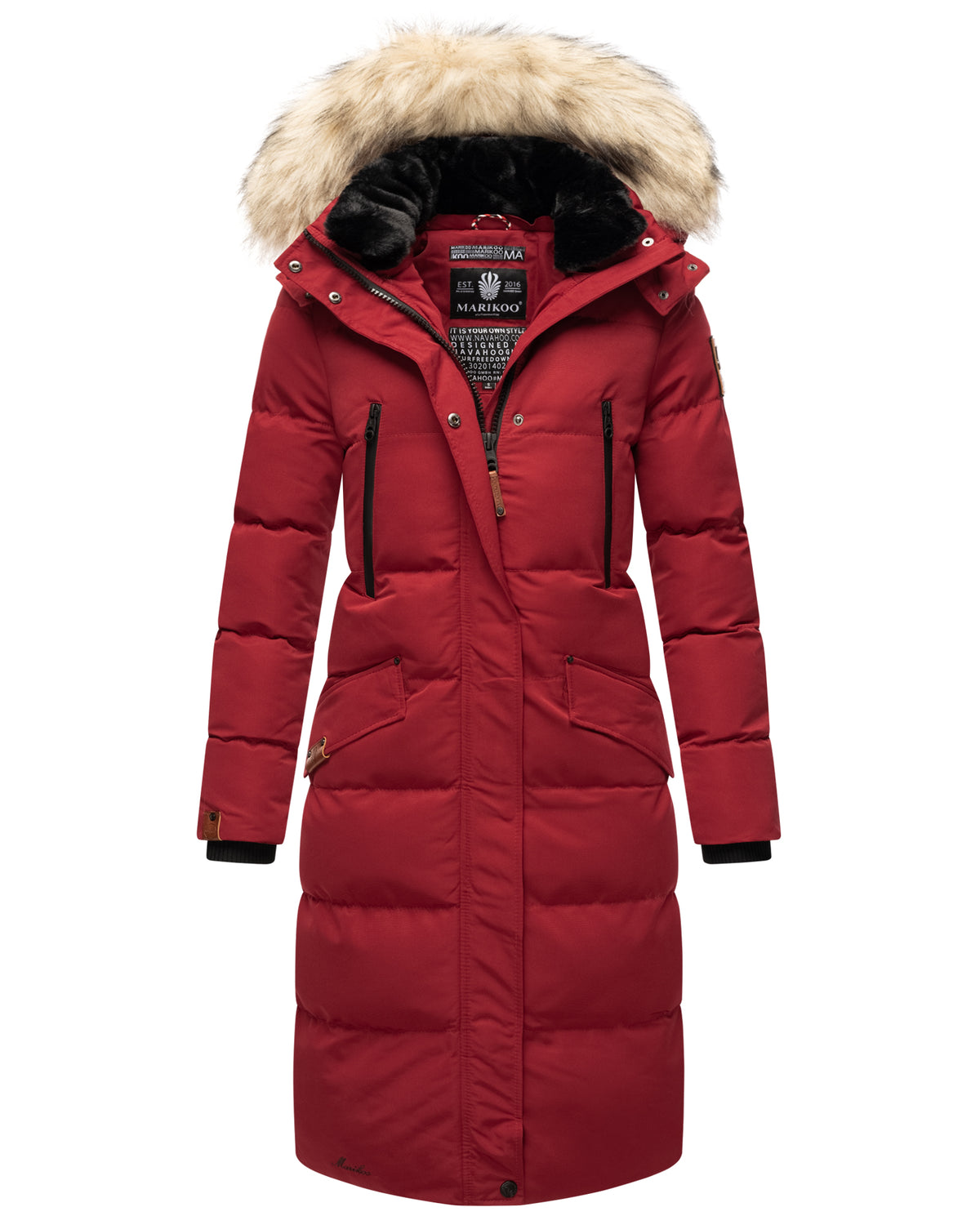 MARIKOO Winter Quilted Coat SNOW STAR