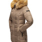 NAVAHOO Winter Quilted Coat Taupe PAPAYA