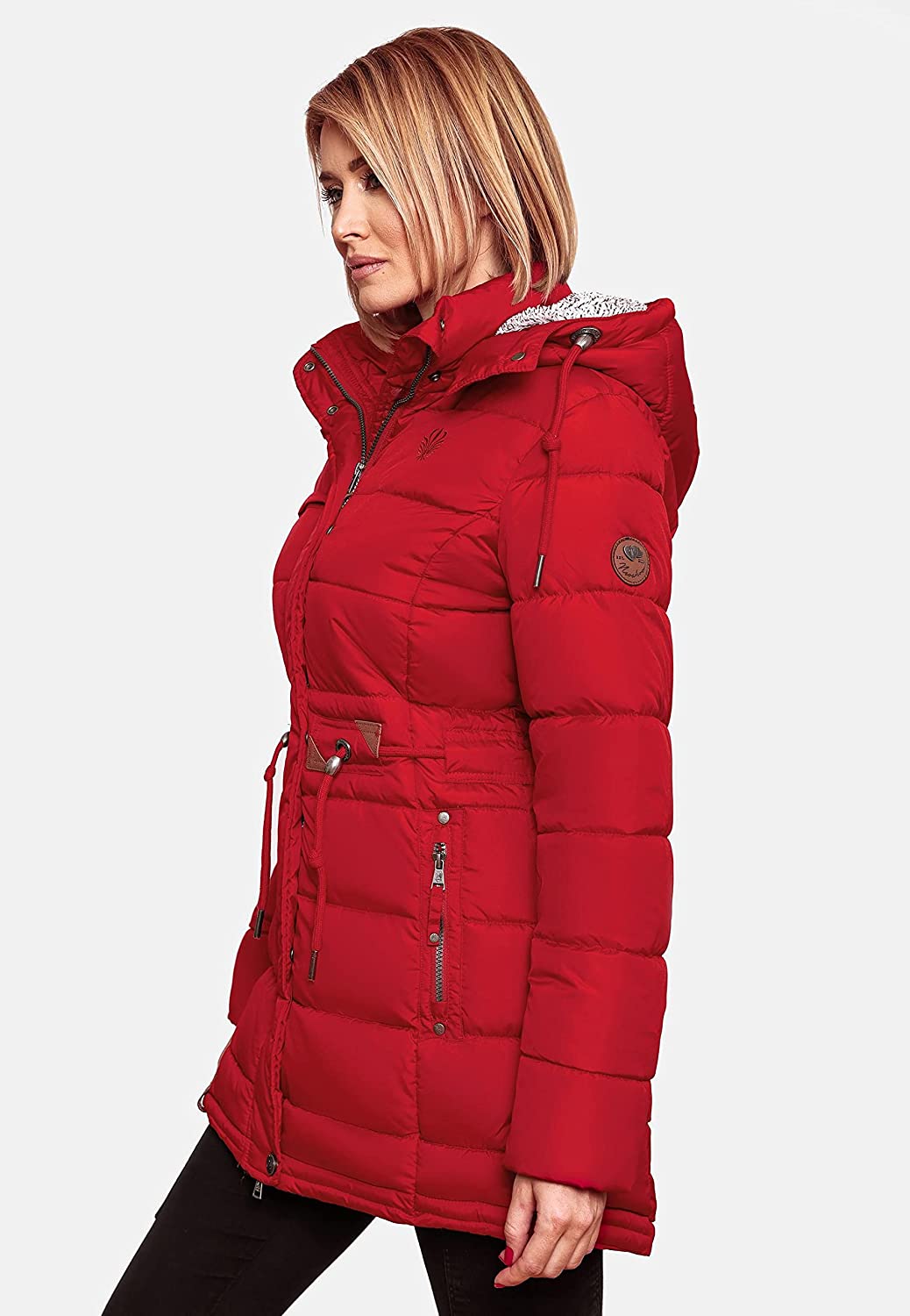 NAVAHOO Quilted Winter Coat With Removable Hood DALIEE