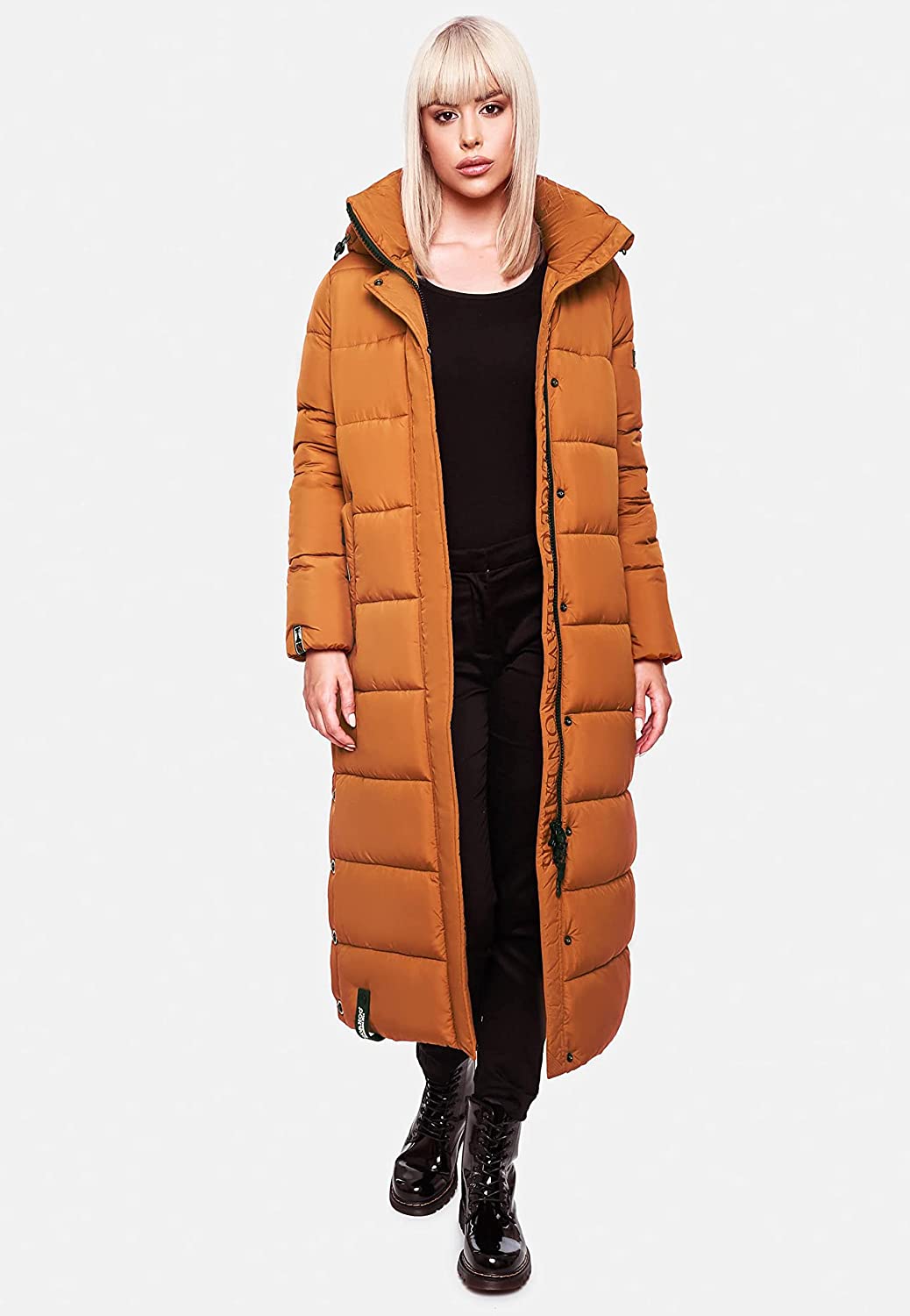 NAVAHOO Extra Long Quilted Coat For Women ISALIE