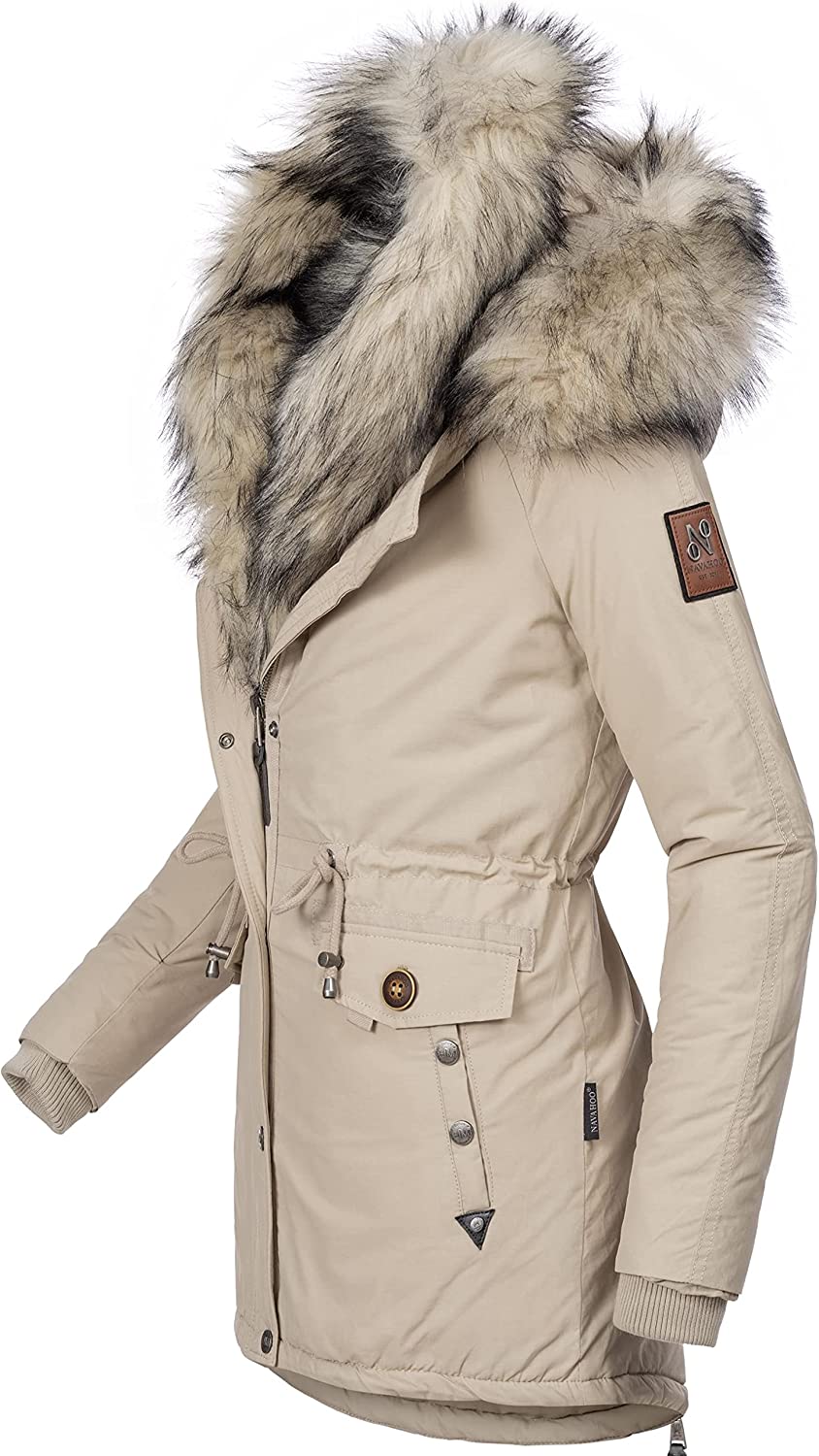 NAVAHOO Winter Jacket Taupe SWEETY
