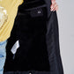 NAVAHOO Winter Padded Jacket With Faux Leather Application NIRVANA
