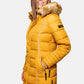 NAVAHOO Winter Quilted Coat Yellow PAPAYA