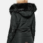 NAVAHOO Winter Padded Jacket With Faux Leather Application NIRVANA