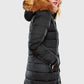 NAVAHOO Winter Quilted Coat Black PAPAYA