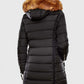 NAVAHOO Winter Quilted Coat Black PAPAYA