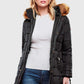 NAVAHOO Winter Quilted Coat Black PAPAYA