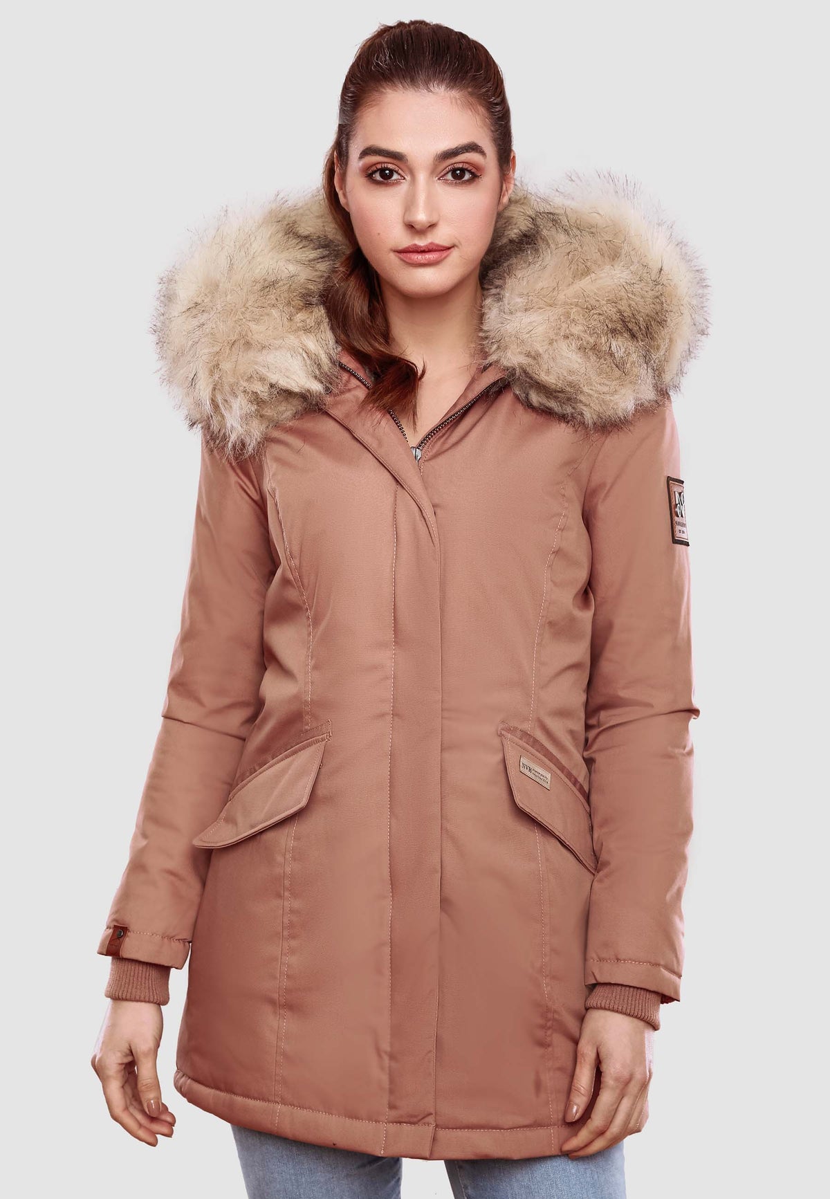 NAVAHOO Winter Coat Terracotta CRISTAL