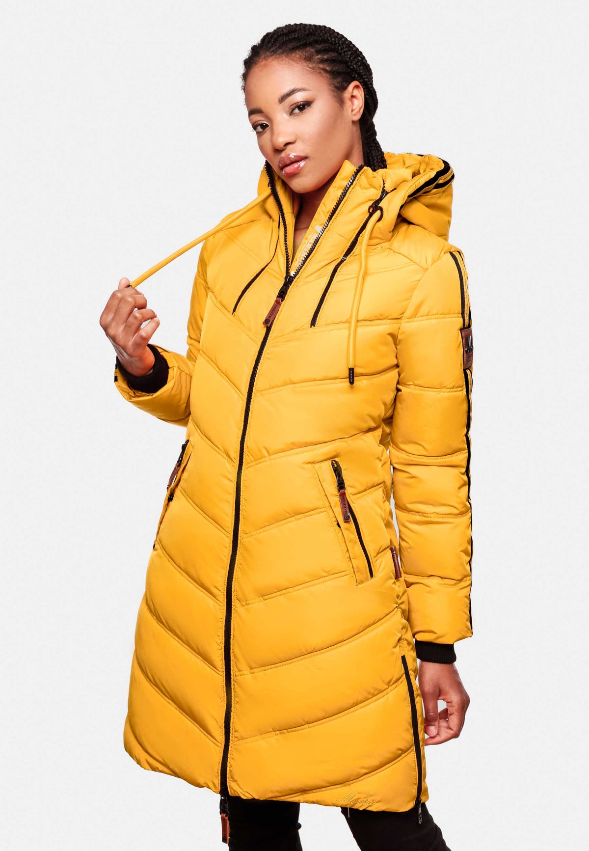 Yellow padded jacket ARMASA